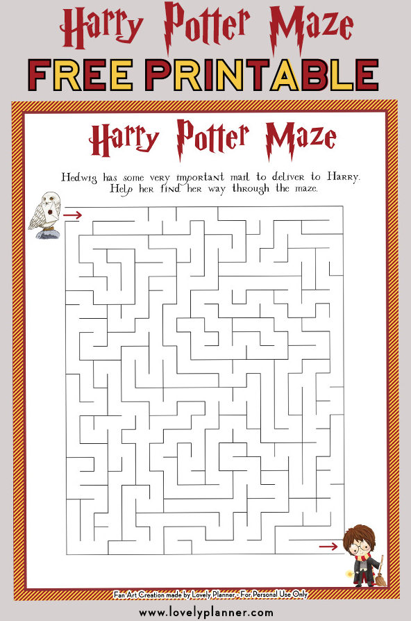 Jeux Anniversaire Harry Potter : Fiches à imprimer et idées d'activités !